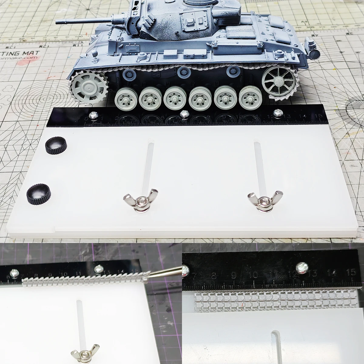 Scale model kit making tools Track link assembly tool Activity track maker Jigs For tank & armored vehicle 1/16 1/35 1/48 1/72
Scale model kit making tools Track link assembly tool Activity track maker Jigs For tank & armored vehicle 1/16 1/35 1/48 1/72