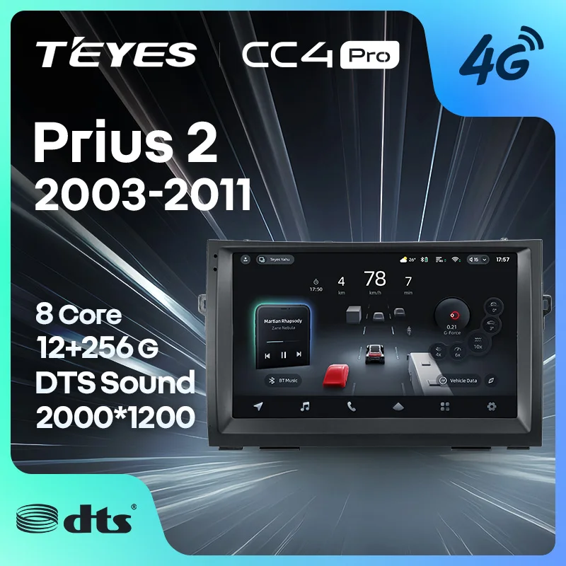 TEYES CC4 PRO For Toyota Prius XW20 II 2 2003 - 2011 CarPlay Radio Multimedia Stereo Car play Android Auto 2DIN Autoradio
TEYES CC4 PRO For Toyota Prius XW20 II 2 2003 - 2011 CarPlay Radio Multimedia Stereo Car play Android Auto 2DIN Autoradio