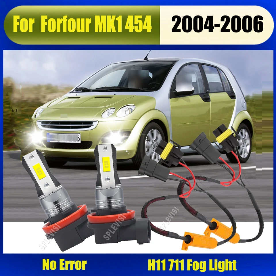 711 H11 LED Fog Light Conversion White Kit – Bright, Durable & Energy-Saving For Smart Forfour MK1 454 2004 2005 2006
711 H11 LED Fog Light Conversion White Kit – Bright, Durable & Energy-Saving For Smart Forfour MK1 454 2004 2005 2006