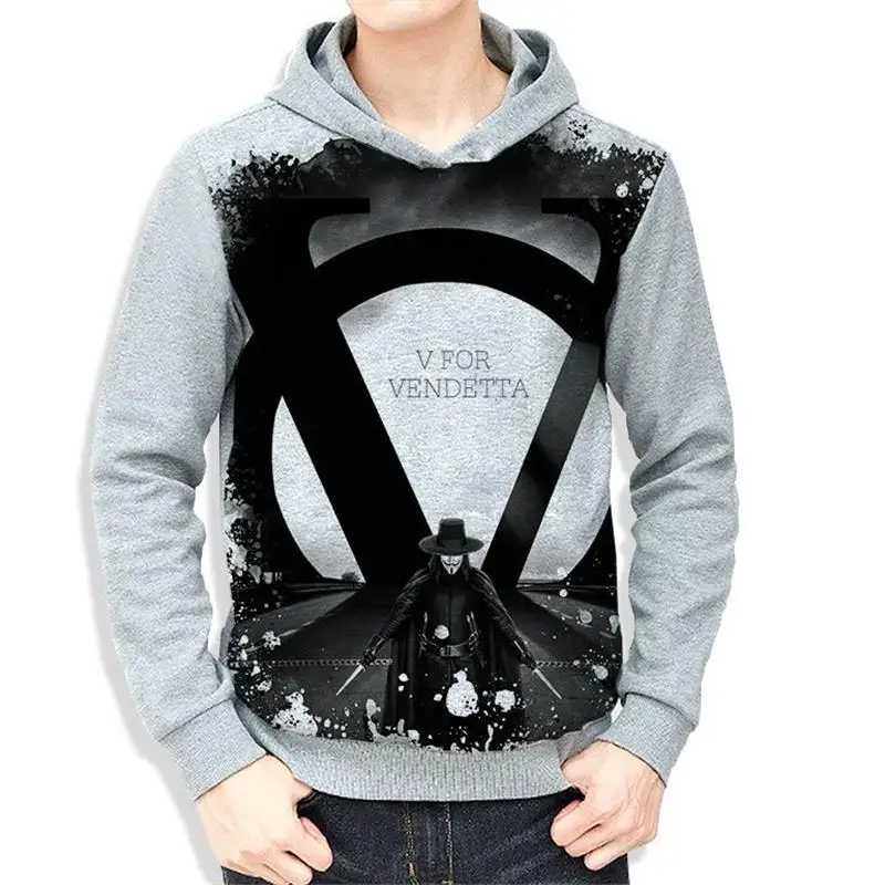 New V for Vendetta Hoodie Long Sleeve 3D Clothing Men's Fashionable Warmth Youthful Trendy Sports Cartoon Anime Design
New V for Vendetta Hoodie Long Sleeve 3D Clothing Men's Fashionable Warmth Youthful Trendy Sports Cartoon Anime Design