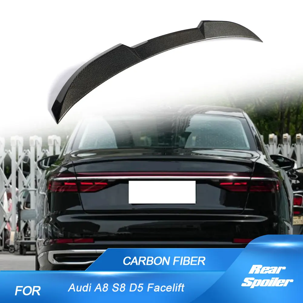 Carbon Fiber Rear Trunk Spoiler Wing for Audi A8 S8 D5 Facelift 2021-2026 Hatchback Rear Middle Spoiler
Carbon Fiber Rear Trunk Spoiler Wing for Audi A8 S8 D5 Facelift 2021-2026 Hatchback Rear Middle Spoiler