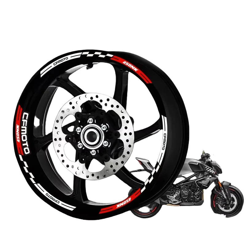 For CFMOTO 450NK Wheel Hub Reflective Stickers 450 NK CF400-7 Motorcycle Accessories Rim Safety Decoration Waterproof Decals
For CFMOTO 450NK Wheel Hub Reflective Stickers 450 NK CF400-7 Motorcycle Accessories Rim Safety Decoration Waterproof Decals