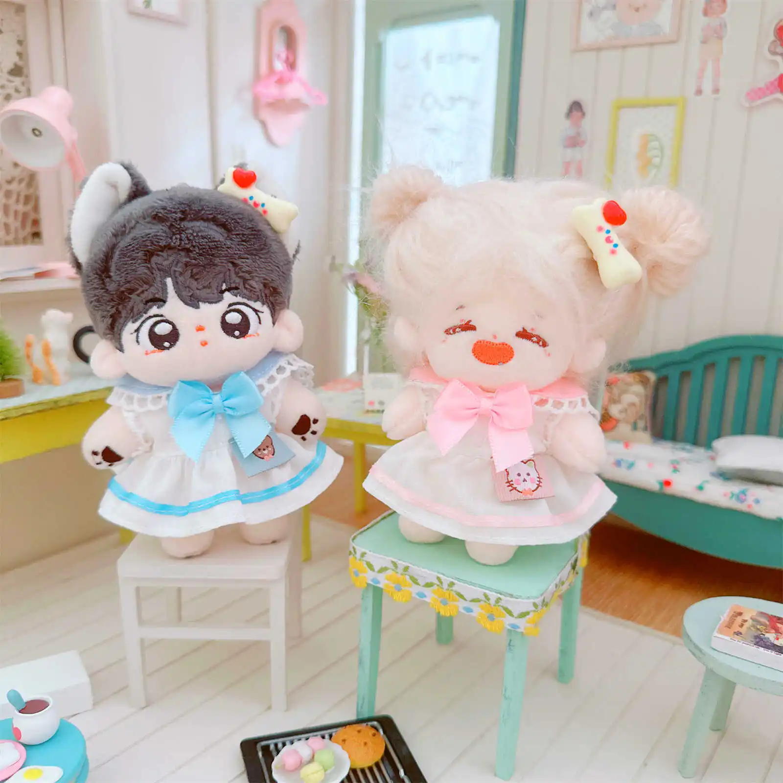 Kawaii Doll Clothes for Girls, Dream Dress Set,Cute Soft Idol Plush Doll Clothes, DIY Change Clothes, Games for Kids, Gift, 10c
Kawaii Doll Clothes for Girls, Dream Dress Set,Cute Soft Idol Plush Doll Clothes, DIY Change Clothes, Games for Kids, Gift, 10c