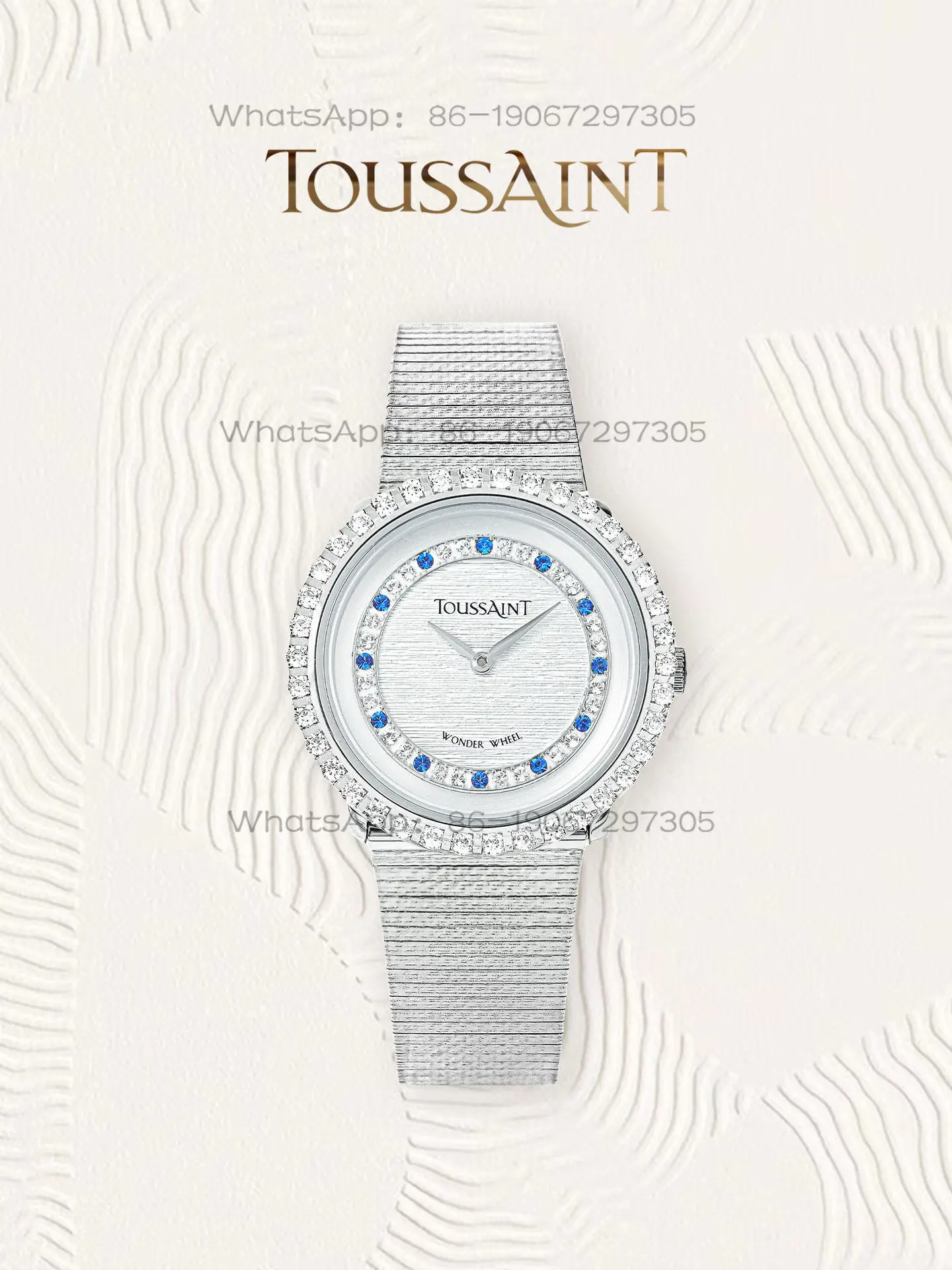 New TOUSSAINT Toussaint Ferris Wheel Series Watch, Star Track Blue, Gift Box Packaging
New TOUSSAINT Toussaint Ferris Wheel Series Watch, Star Track Blue, Gift Box Packaging