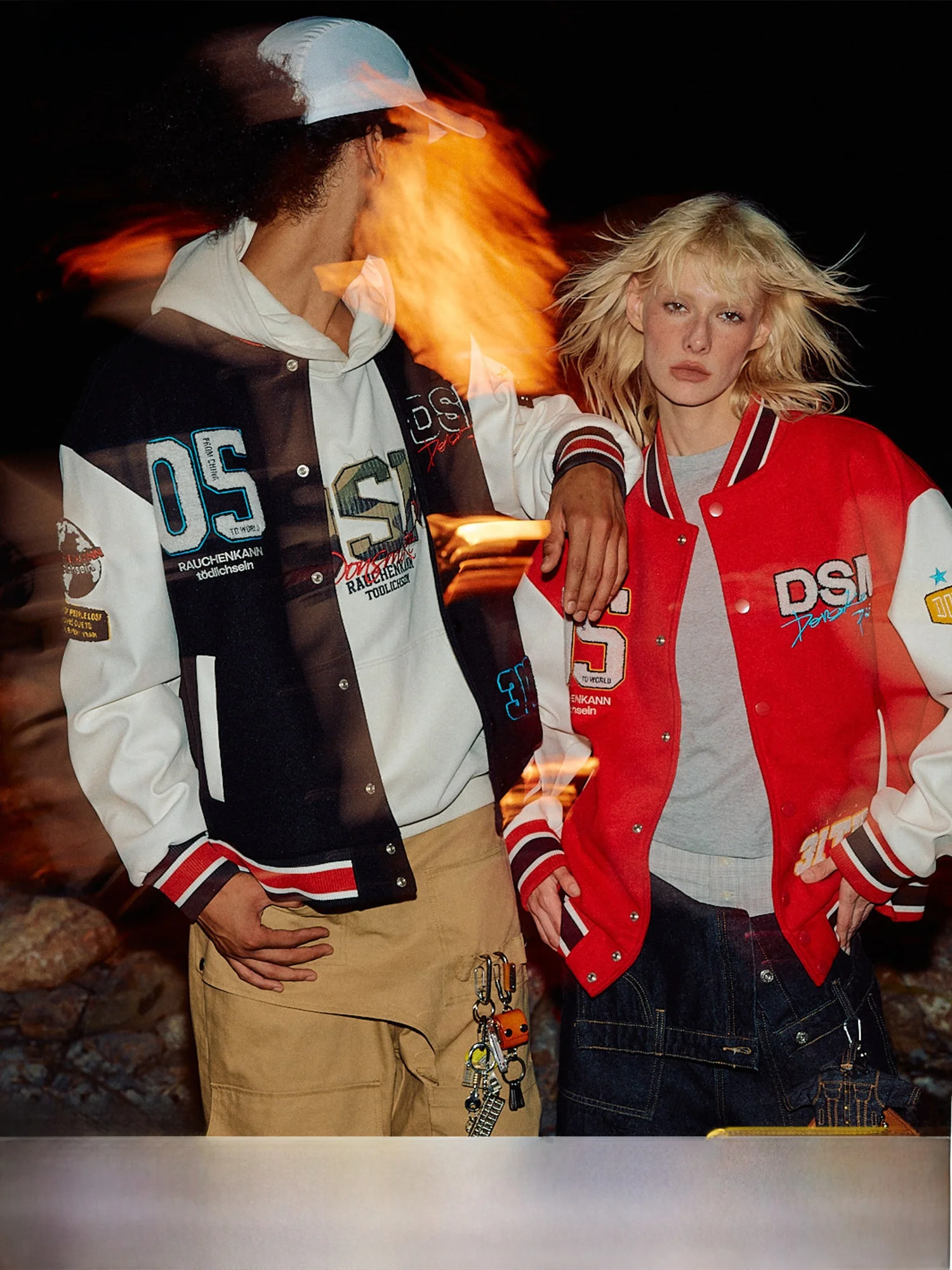 Done Color Blo Baseball Jaet Couple's Leather Patchwork Outerwear Youth Faion Polyester Long Sve Thiened Coat
Done Color Blo Baseball Jaet Couple's Leather Patchwork Outerwear Youth Faion Polyester Long Sve Thiened Coat