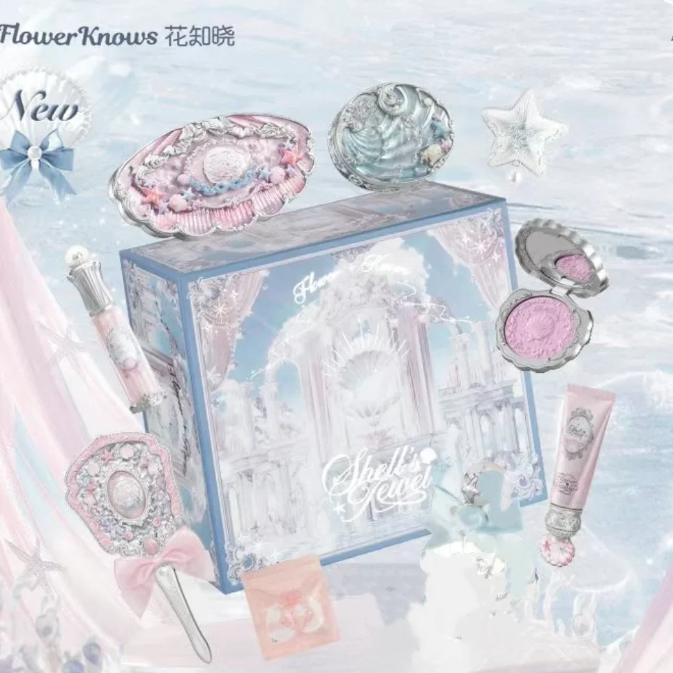 Flower Knows Shell Pearl Series Макияж Gif Box Тени для век Комплексная палитра для лица Блеск для губ Румяна Пресс-пудра
Flower Knows Shell Pearl Series Макияж Gif Box Тени для век Комплексная палитра для лица Блеск для губ Румяна Пресс-пудра