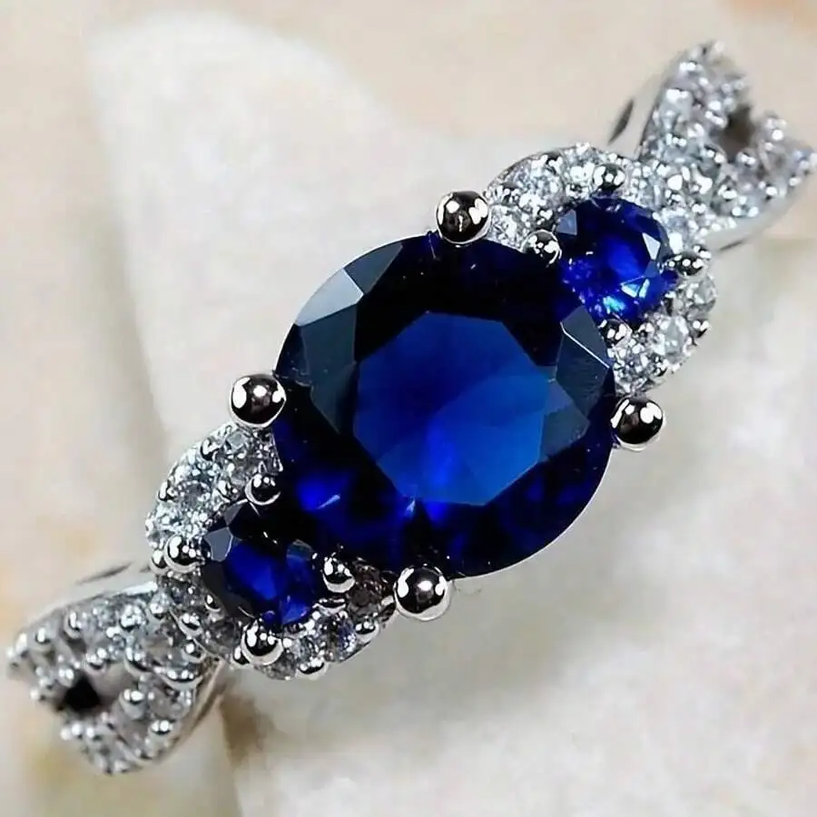 Alloy Sapphire Pave Engagement Ring Fashion Jewelry Stackable Adjustable Comfort Fit
Alloy Sapphire Pave Engagement Ring Fashion Jewelry Stackable Adjustable Comfort Fit