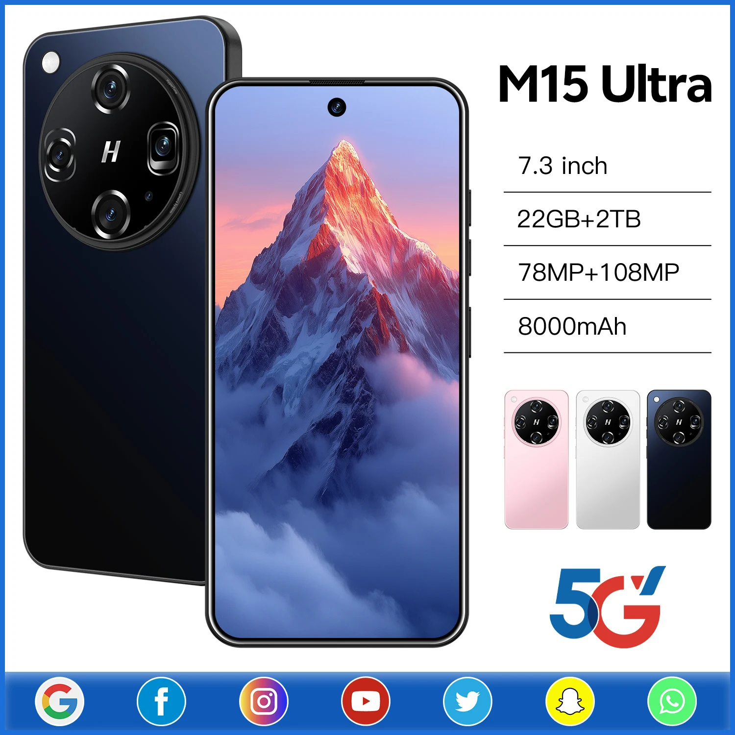 2025 NEW MI 15 Ultra HOT original intelligent 5G dual card dual standby Android 14 system global version 8000mAh battery
2025 NEW MI 15 Ultra HOT original intelligent 5G dual card dual standby Android 14 system global version 8000mAh battery
