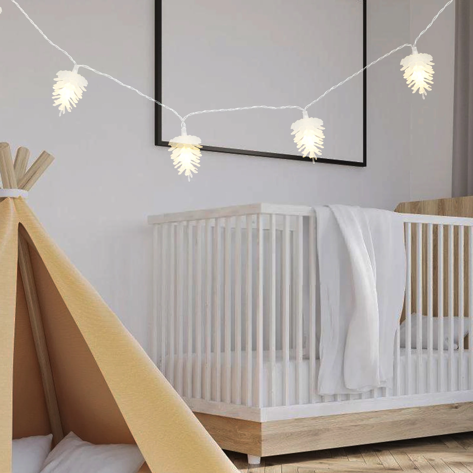 Pine Cone String Lights Beige Acorn Fall Outdoor Christmas LED Twinkling Garden Patios Balconies Festive Holiday Atmosphere
Pine Cone String Lights Beige Acorn Fall Outdoor Christmas LED Twinkling Garden Patios Balconies Festive Holiday Atmosphere