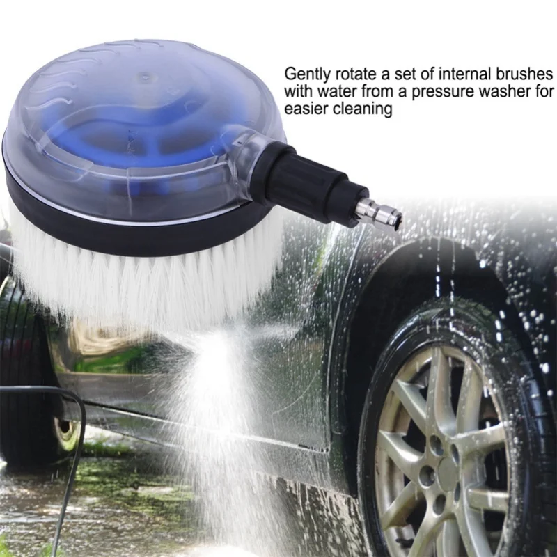 D5 Rotary Wash Brush 360 Degrees Fan Shaped For High Pressure Water Gun 1/4 Quick Connector Car Washing Machine Rotating Brush
D5 Rotary Wash Brush 360 Degrees Fan Shaped For High Pressure Water Gun 1/4 Quick Connector Car Washing Machine Rotating Brush