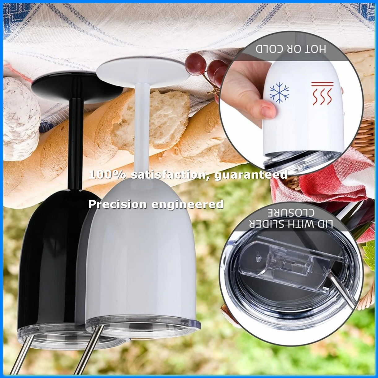 Stemmed Stainless Steel Wine Glasses with Lid Double Wall Insulated Wine Tumbler Unbreakable Goblets Wine Glasses 10oz A-A07G
Stemmed Stainless Steel Wine Glasses with Lid Double Wall Insulated Wine Tumbler Unbreakable Goblets Wine Glasses 10oz A-A07G