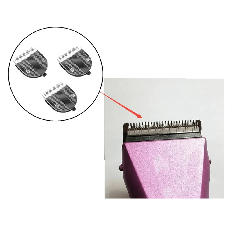 3Pcs Pet Trimmer 5-in-1 Fine Blade for Clipper Bravura Chromado Creativa Figura Motion-A68X
3Pcs Pet Trimmer 5-in-1 Fine Blade for Clipper Bravura Chromado Creativa Figura Motion-A68X