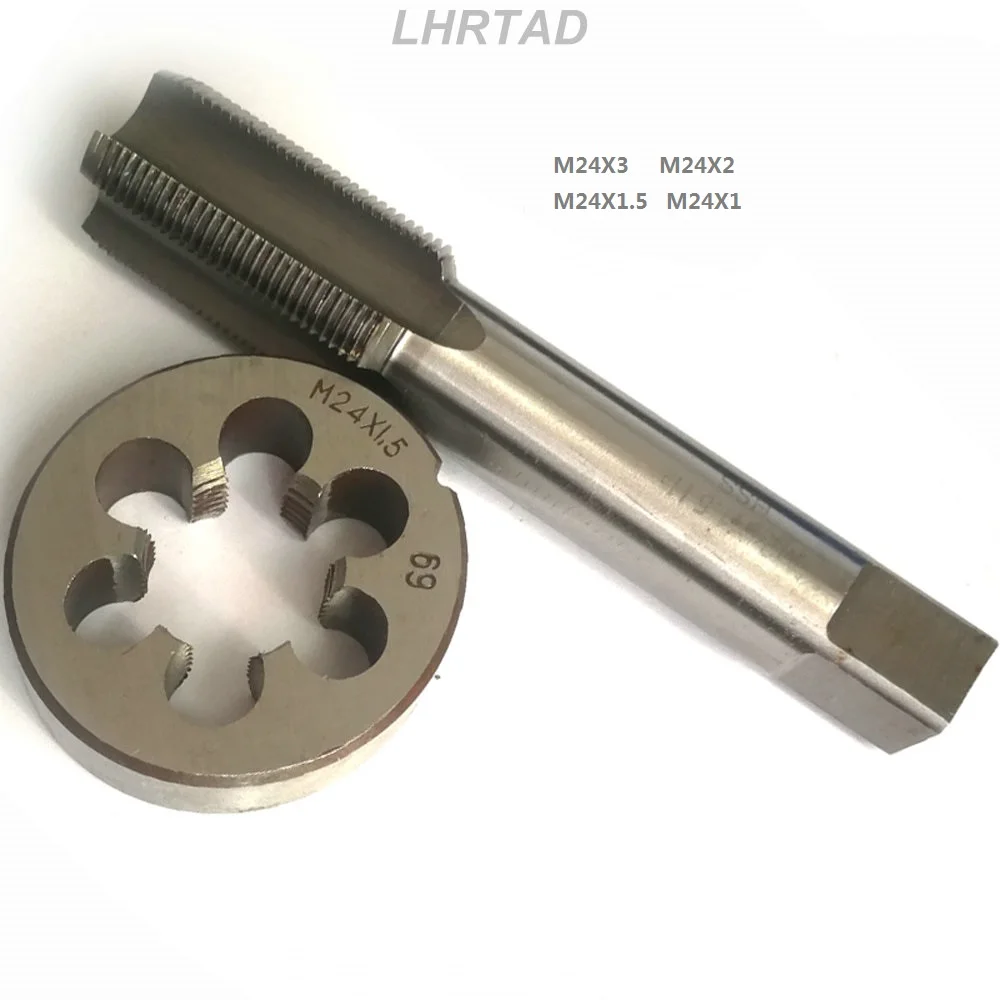right hand HSS Metric machine Tap and Die Set M24X3 X2 X1.5 X1 Thread Cutting Tool Repair Hand Tool M24
right hand HSS Metric machine Tap and Die Set M24X3 X2 X1.5 X1 Thread Cutting Tool Repair Hand Tool M24