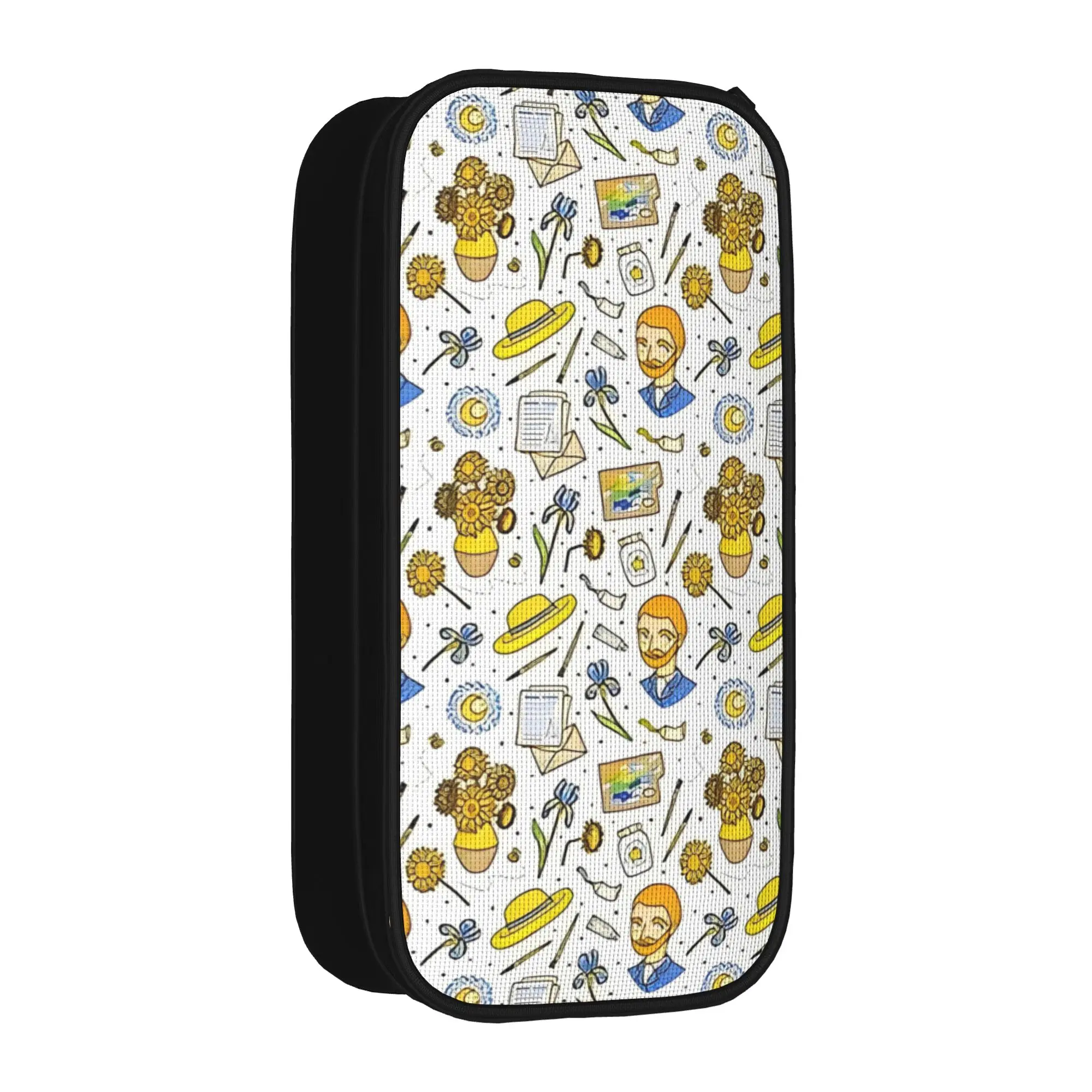 Van Gogh Art Oil Paintings Pencil Case Sunflowers Starry Night Pencil Box Pen Box Student Large Storage Bags Gifts Stationery
Van Gogh Art Oil Paintings Pencil Case Sunflowers Starry Night Pencil Box Pen Box Student Large Storage Bags Gifts Stationery