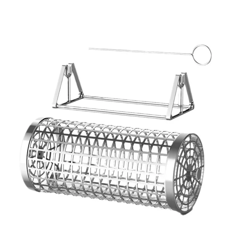 Round Cage BBQ Grill Basket Outdoor BBQ Smoked Cage Portable BBQ Mesh Rolling Grill Mesh
Round Cage BBQ Grill Basket Outdoor BBQ Smoked Cage Portable BBQ Mesh Rolling Grill Mesh