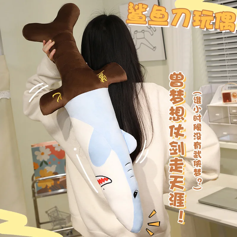 Cartoon Shark Knife Pillow - Soft & Comfortable Shark Design Cushion, Fun & Cute Decorative Throw Pillow for Home & Office
Cartoon Shark Knife Pillow - Soft & Comfortable Shark Design Cushion, Fun & Cute Decorative Throw Pillow for Home & Office