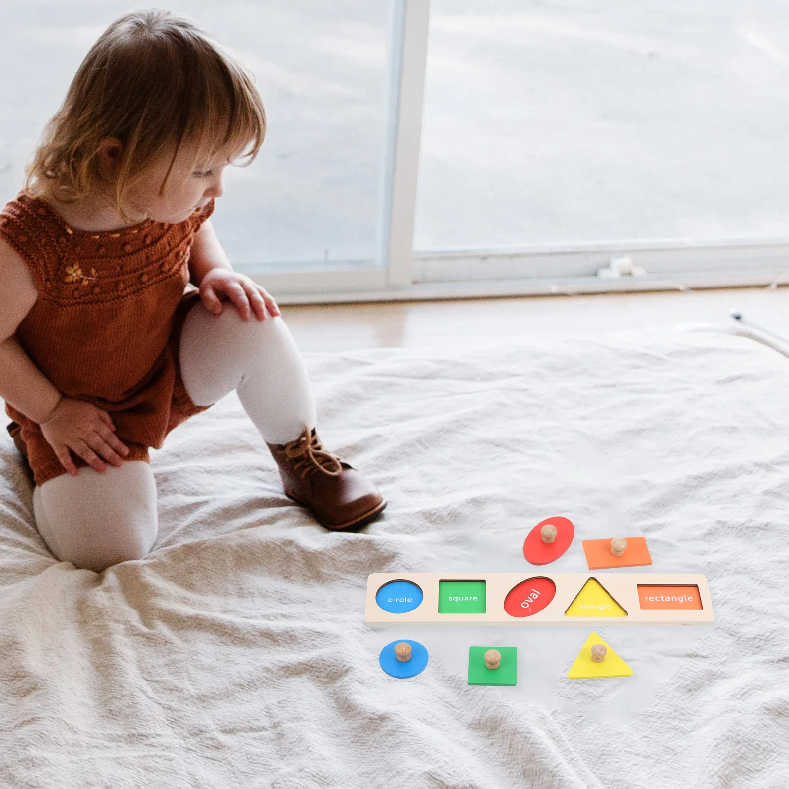 1 set 1 Set Knob Puzzles Baby Toddler Educational Shape Color Sorting Puzzle Jumbo Knob Puzzle Peg Jumbo Infant Learning
1 set 1 Set Knob Puzzles Baby Toddler Educational Shape Color Sorting Puzzle Jumbo Knob Puzzle Peg Jumbo Infant Learning