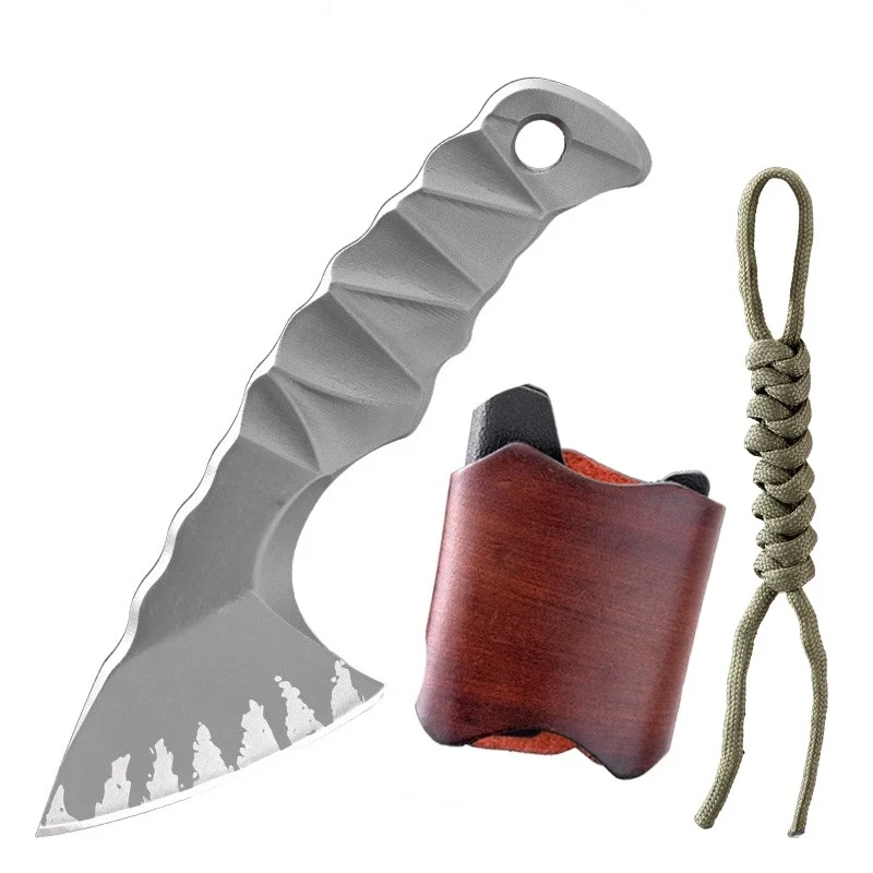 Outdoor Camping Mini Axe Knife Self-defense Multifunctional Hand Axe for Wilderness Survival
Outdoor Camping Mini Axe Knife Self-defense Multifunctional Hand Axe for Wilderness Survival
