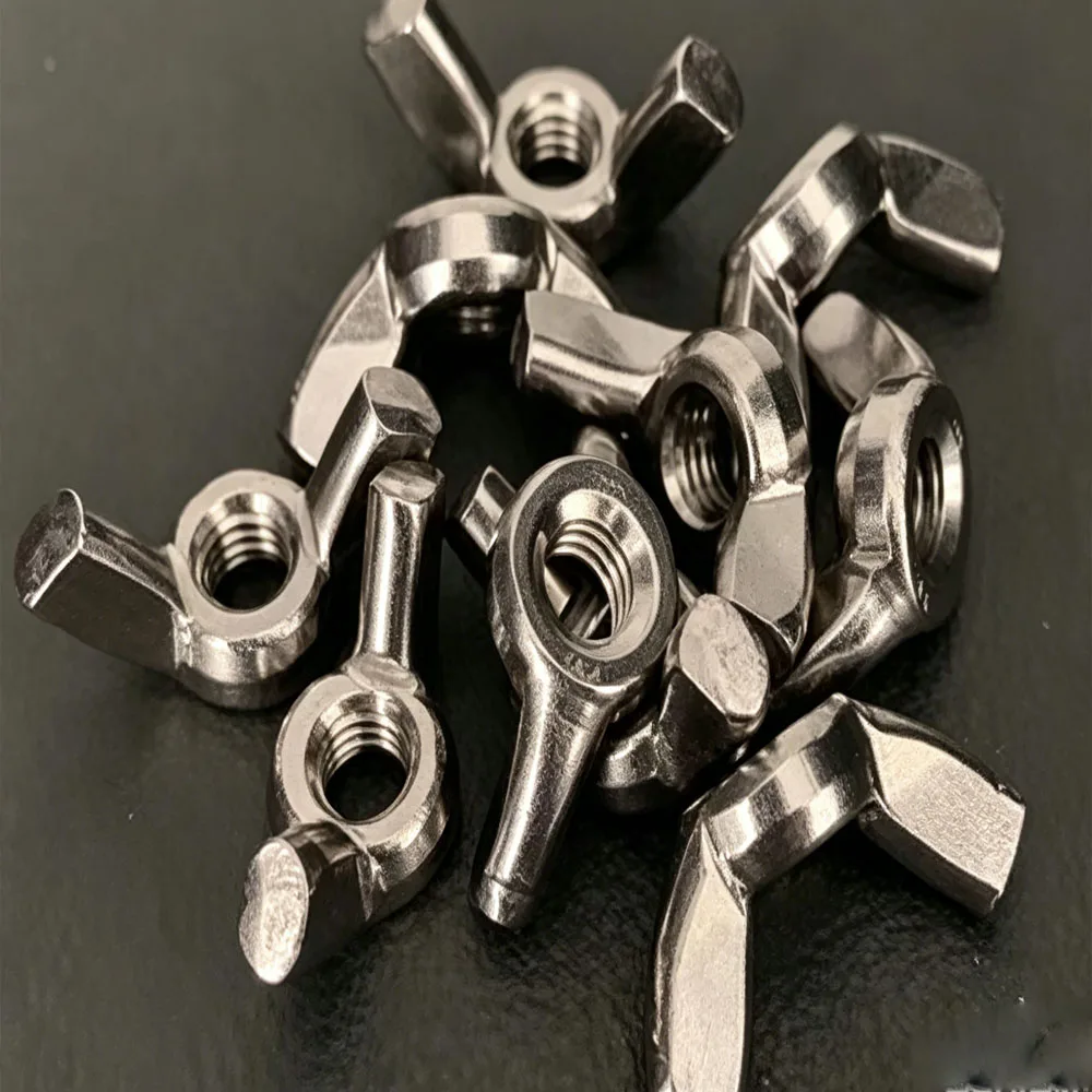 304 Stainless Steel Wing Nuts UNC UNF BSW 8# to 1/2" DIN315 Butterfly Nuts Hand Twist Fastener
304 Stainless Steel Wing Nuts UNC UNF BSW 8# to 1/2" DIN315 Butterfly Nuts Hand Twist Fastener