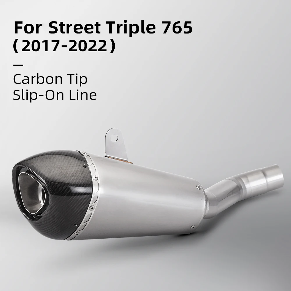 High Performance Exhaust system for motorcycle, carbon fiber silencer for Street Triple 765, 51MM,2017-2022
High Performance Exhaust system for motorcycle, carbon fiber silencer for Street Triple 765, 51MM,2017-2022