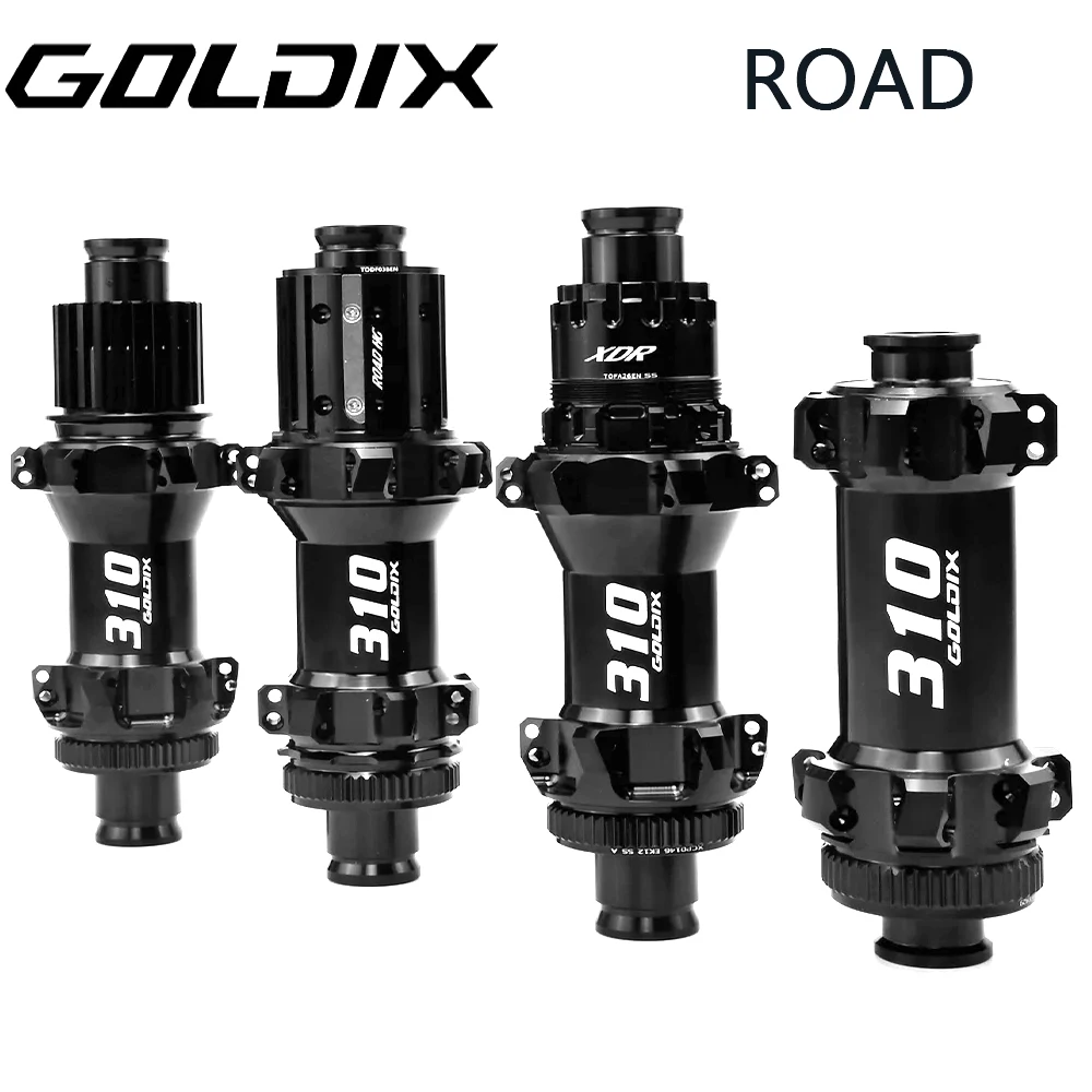 GOLDIX R310 24-Hole Center lock Hubset 36T Ratchet System, Compatible with HG XDR MS road flywheel 11/12-Speed bicycle hub
GOLDIX R310 24-Hole Center lock Hubset 36T Ratchet System, Compatible with HG XDR MS road flywheel 11/12-Speed bicycle hub