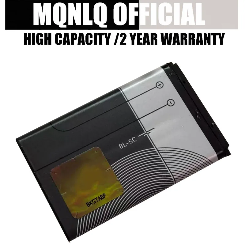 BL-5C battery for Nokia 1100/2310/3110/6263
BL-5C battery for Nokia 1100/2310/3110/6263