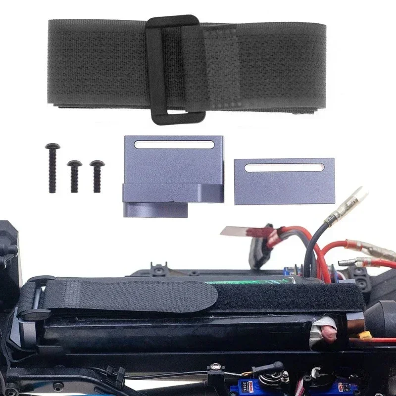 RC Car Battery Holder With Battery Strap Kit For 1/10 TRXS TRX4 TRX6 RC Car Upgrade Accessories
RC Car Battery Holder With Battery Strap Kit For 1/10 TRXS TRX4 TRX6 RC Car Upgrade Accessories