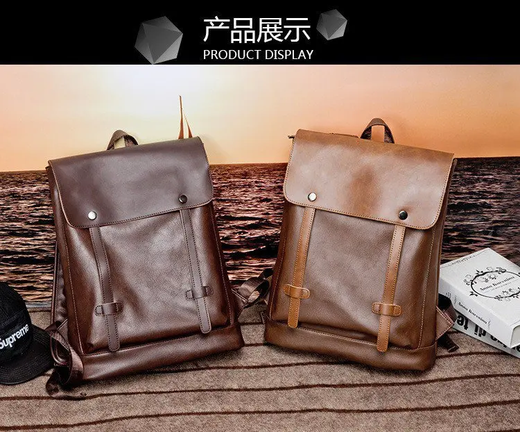 2025 new men's backpack Korean version PU trendy bag retro backpack college style student schoolbag casual fashion computer bag
2025 new men's backpack Korean version PU trendy bag retro backpack college style student schoolbag casual fashion computer bag