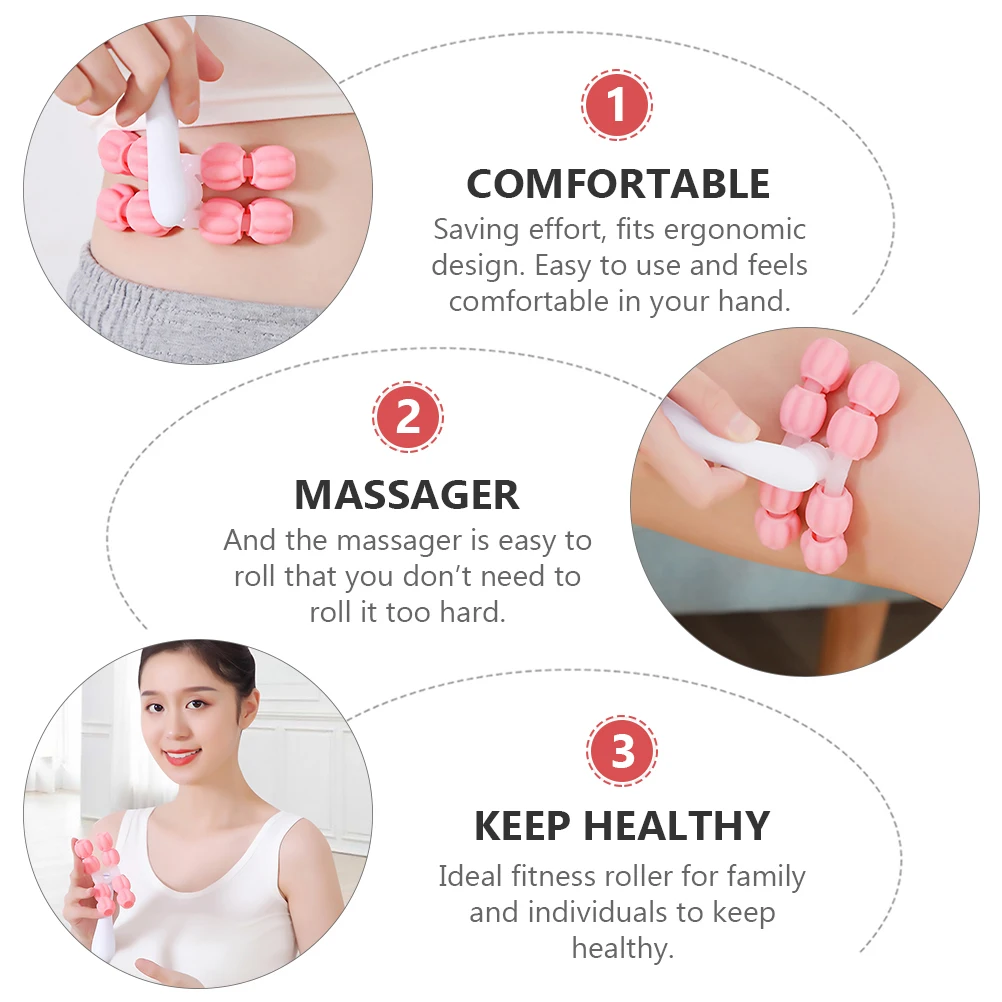 Massage Roller H held Muscle Massager held Muscle Relaxer Plastic Equipment Easy Comfortable Ergonomic Design
Massage Roller H held Muscle Massager held Muscle Relaxer Plastic Equipment Easy Comfortable Ergonomic Design