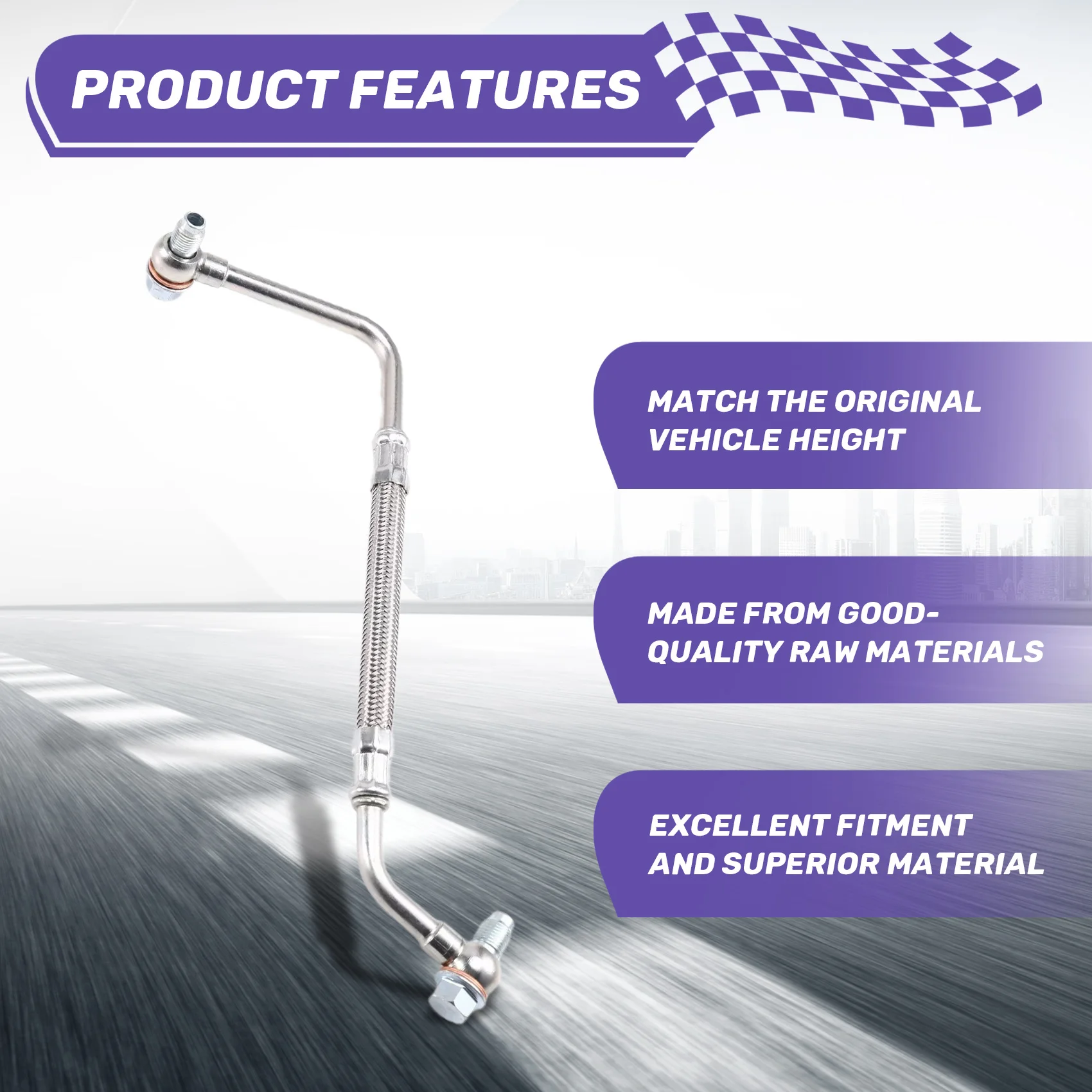 JDE38786 LR091576 For Land Rover Range Rover 13- RR Sport 14- Discovery 5 Velar Jaguar Turbocharger Inlet Oil Pipe Car Part
JDE38786 LR091576 For Land Rover Range Rover 13- RR Sport 14- Discovery 5 Velar Jaguar Turbocharger Inlet Oil Pipe Car Part