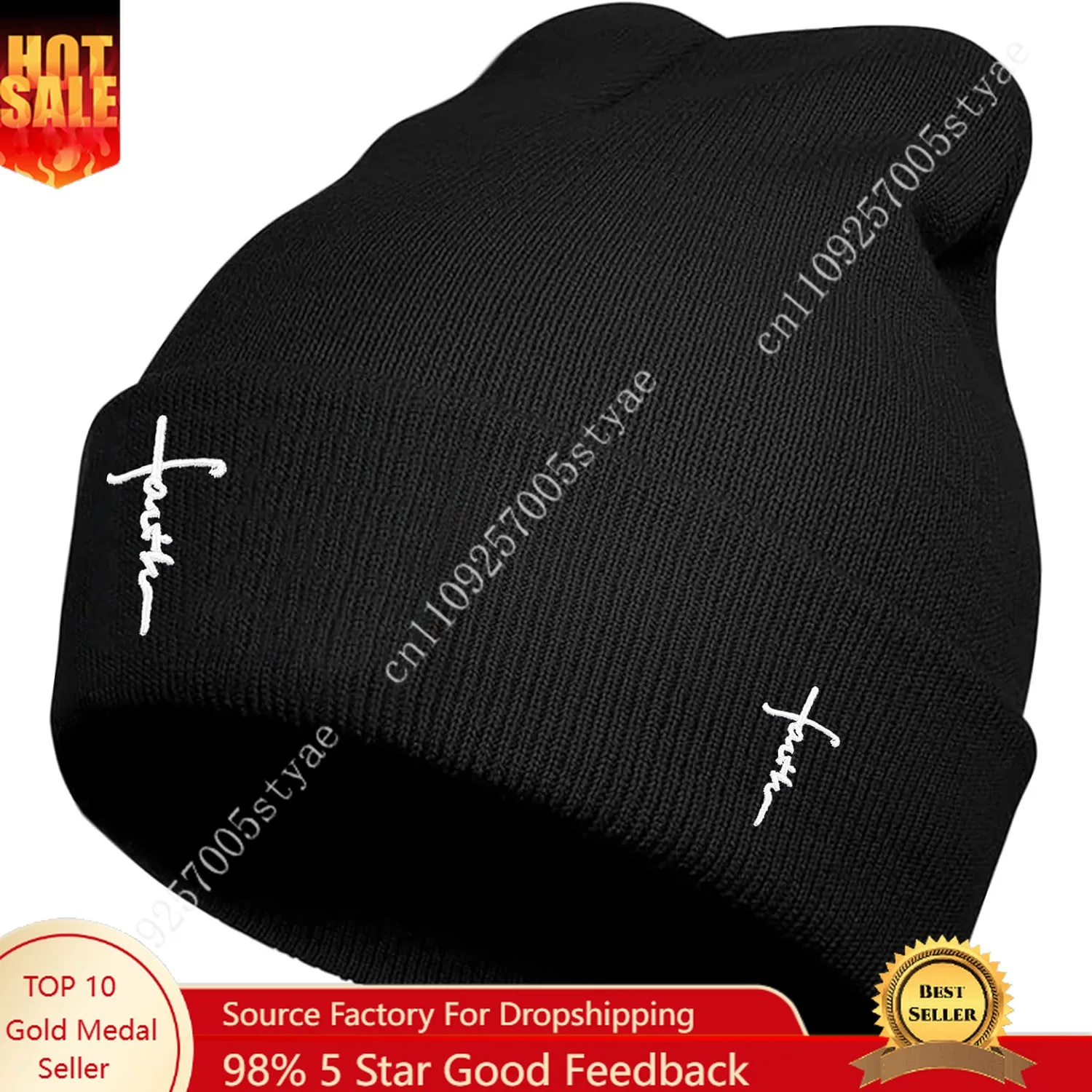 Christian Beanie Men Women Embroidered Knit Hat Cuffed Beanies Warm Winter Caps Soft Skull Cap Ski Hats Jesus 3 Nail Cross
Christian Beanie Men Women Embroidered Knit Hat Cuffed Beanies Warm Winter Caps Soft Skull Cap Ski Hats Jesus 3 Nail Cross