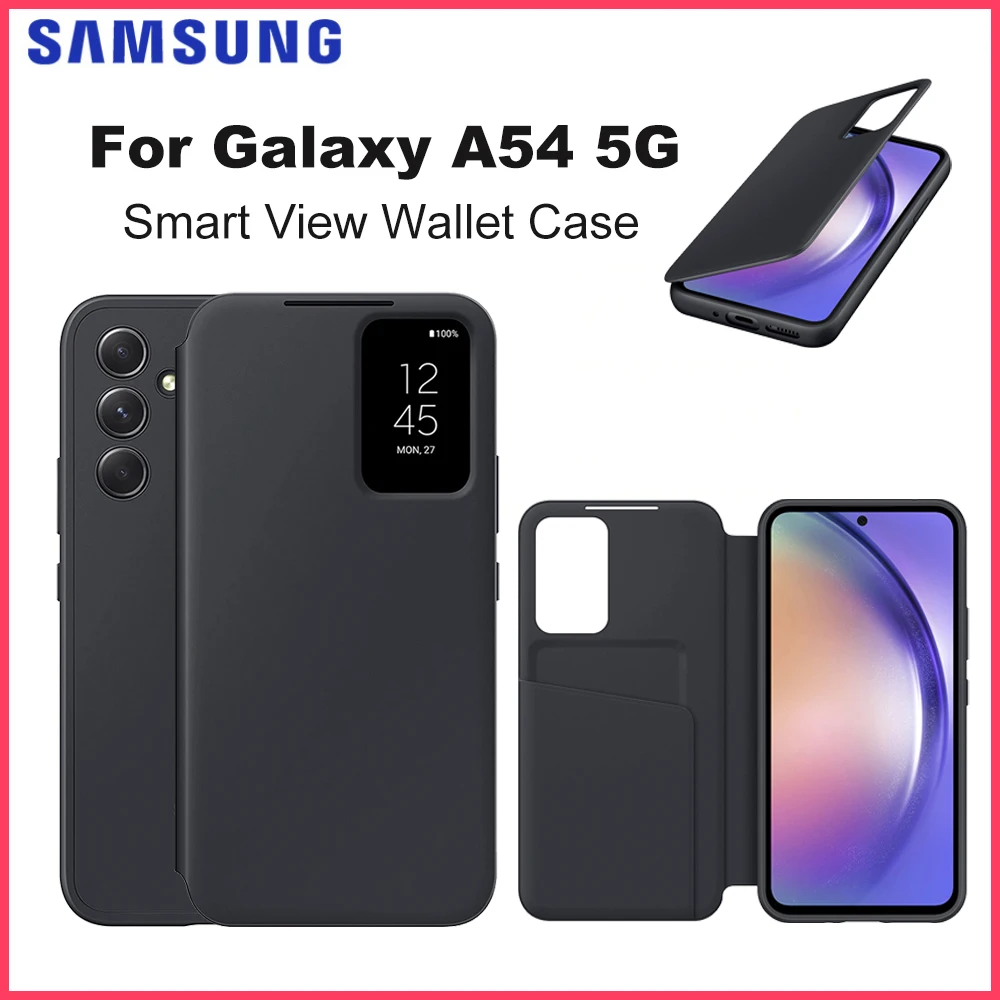 Original Samsung Smart View Wallet Case for Galaxy A54 5G S-View Wallet Flip Phone Case EF-ZA546
Original Samsung Smart View Wallet Case for Galaxy A54 5G S-View Wallet Flip Phone Case EF-ZA546