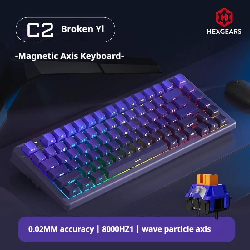 Black Canyon C2 Esports Magnetic Switch Keyboard 83 Key Low Latency RT Emergency Stop RGB Side Carving Gaming Keyboard Ergonomic
Black Canyon C2 Esports Magnetic Switch Keyboard 83 Key Low Latency RT Emergency Stop RGB Side Carving Gaming Keyboard Ergonomic