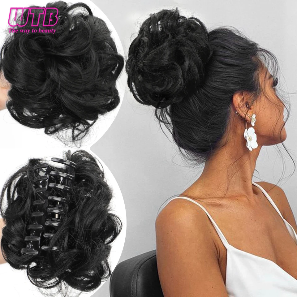 WTB Synthetic Claw Clip Chignon Hair Bun Hair Accessories For Women Messy Hair Bun Extensions Upon Chignon Clip In Hair Wig hair
WTB Synthetic Claw Clip Chignon Hair Bun Hair Accessories For Women Messy Hair Bun Extensions Upon Chignon Clip In Hair Wig hair