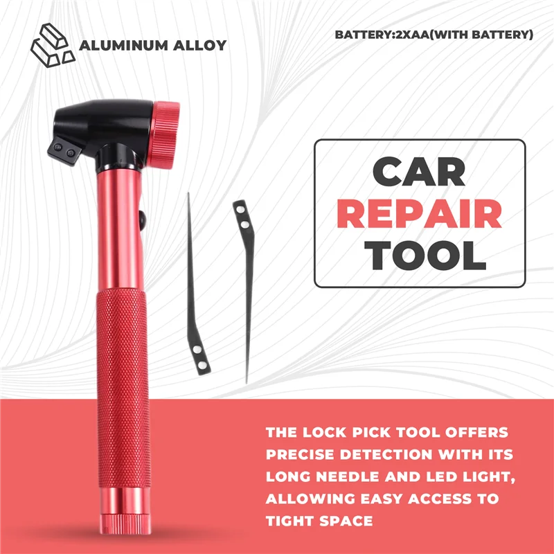 Endoscope With Fiber Optic Light Auto Key Lock Magnifier Pick Locksmith Car Tools Auto Repair Tools
Endoscope With Fiber Optic Light Auto Key Lock Magnifier Pick Locksmith Car Tools Auto Repair Tools