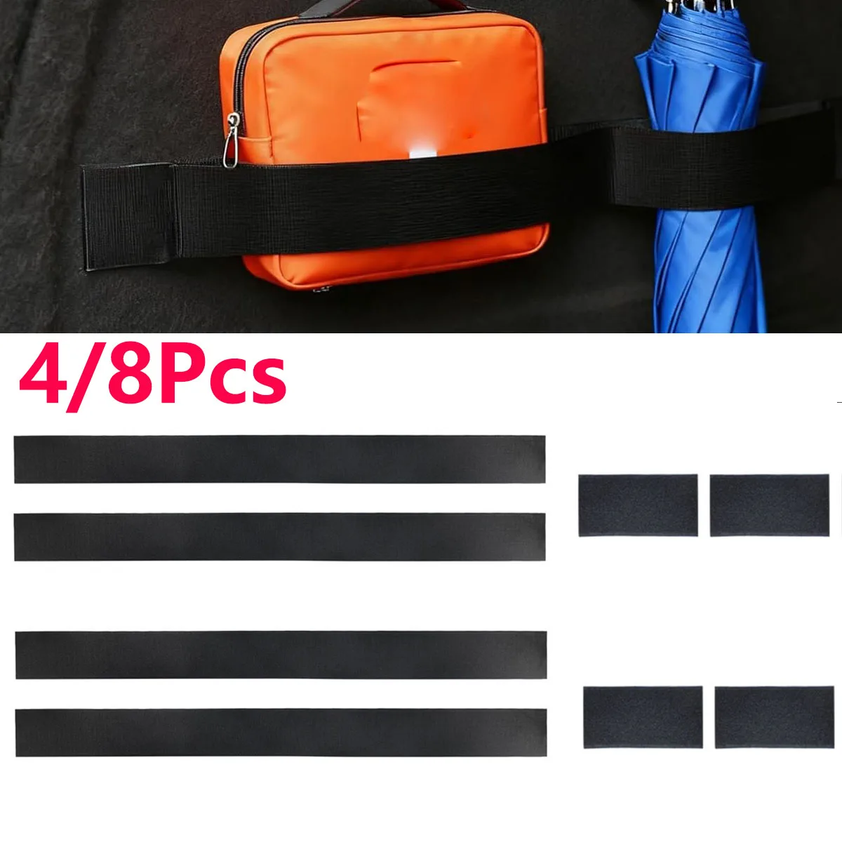 4/8Pc Car Trunk Storage Fixed Belt Nylon Extinguisher Storage Fixing Belt Loop Strap Black Trunk Organizer Strap Car Accessories
4/8Pc Car Trunk Storage Fixed Belt Nylon Extinguisher Storage Fixing Belt Loop Strap Black Trunk Organizer Strap Car Accessories