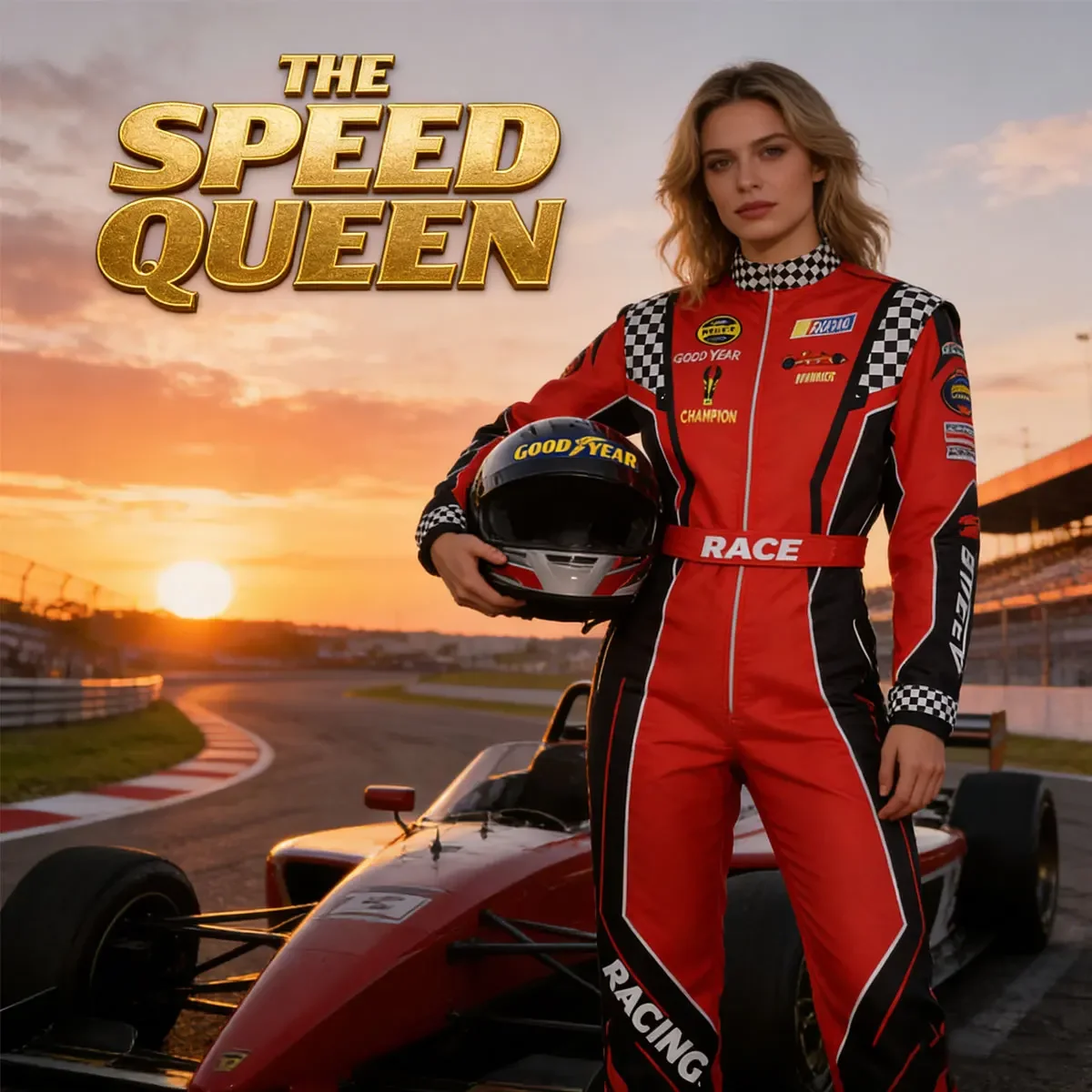 Highway cycling drifting racer kart jumpsuit training suit cosplay jumpsuit costume stage performance suit complete set
Highway cycling drifting racer kart jumpsuit training suit cosplay jumpsuit costume stage performance suit complete set