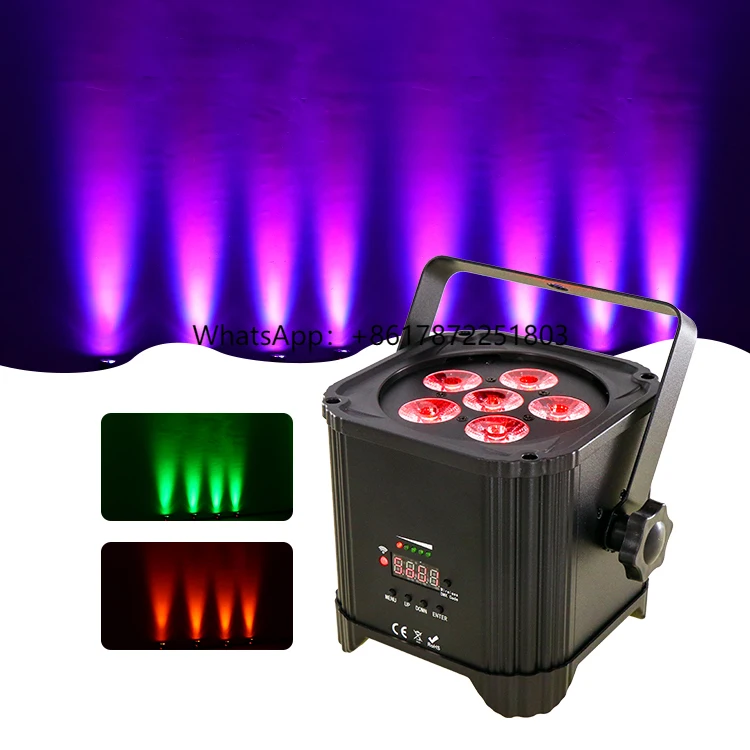 Par Light Wedding Stage Equipment Lamp for Dj Disco Party Uv Battery Stage Light Wifi Remote 6 *18W High Brightness LED 6 In1
Par Light Wedding Stage Equipment Lamp for Dj Disco Party Uv Battery Stage Light Wifi Remote 6 *18W High Brightness LED 6 In1