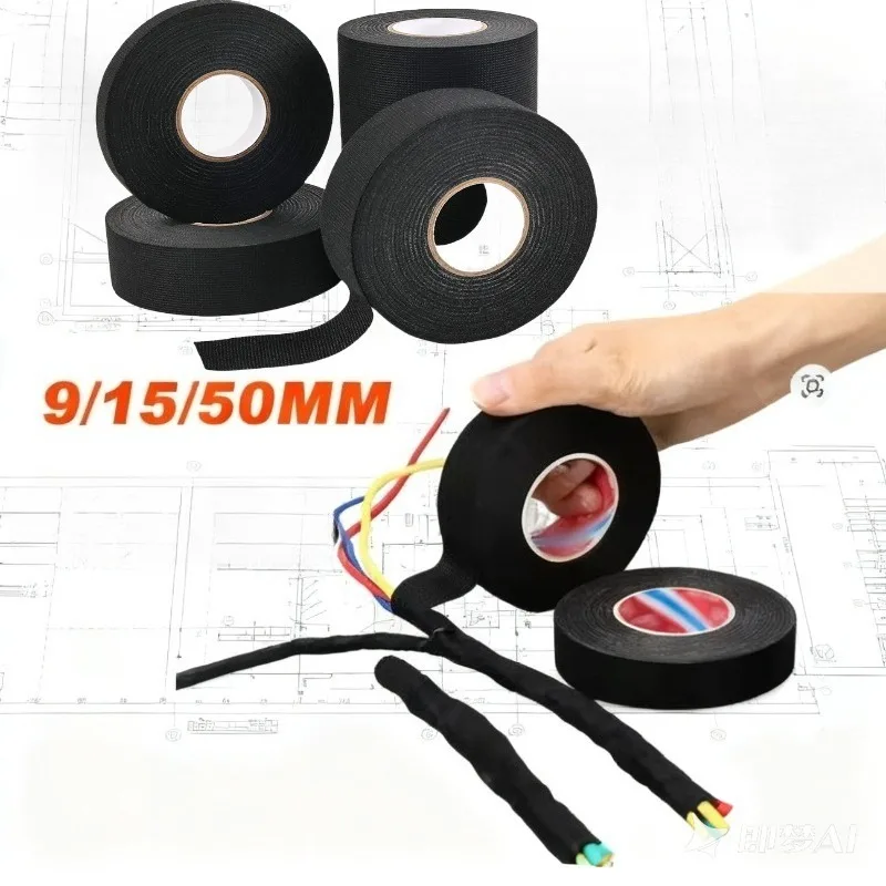 10 м электроизоляционная лента, термостойкая лента для жгутов проводов, 9/15/50 мм, автомобильный жгут проводов, защитная водонепроницаемая лента
10 м электроизоляционная лента, термостойкая лента для жгутов проводов, 9/15/50 мм, автомобильный жгут проводов, защитная водонепроницаемая лента