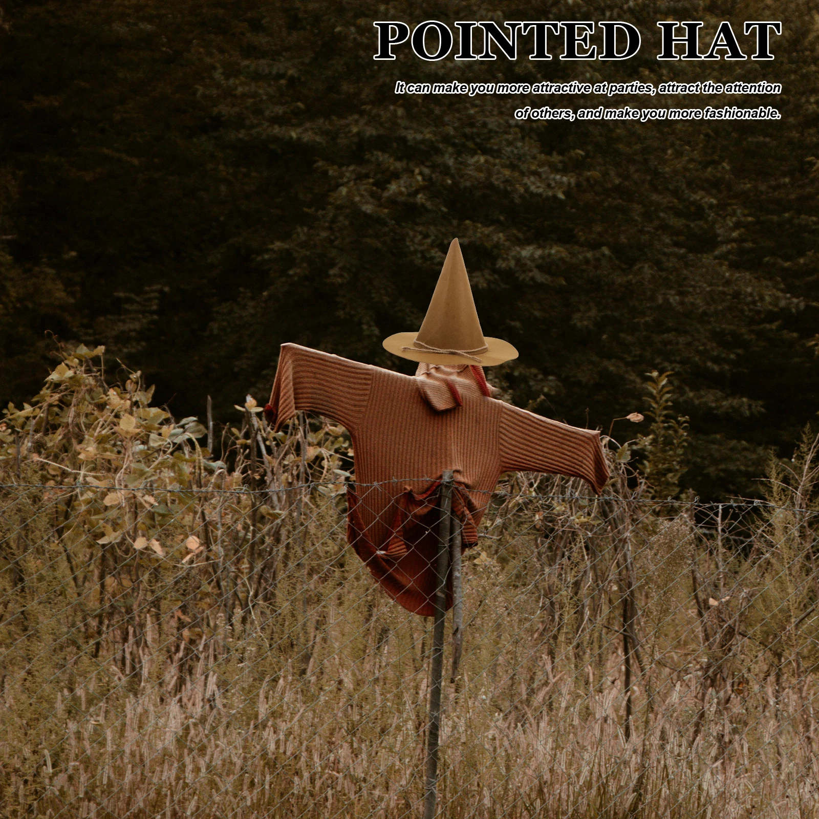 Halloween Scarecrow Cosplay Hat Pointed Lightweight Hat Party Costume Prop Holiday Decoration Scarecrow Hats Halloween Ornament
Halloween Scarecrow Cosplay Hat Pointed Lightweight Hat Party Costume Prop Holiday Decoration Scarecrow Hats Halloween Ornament