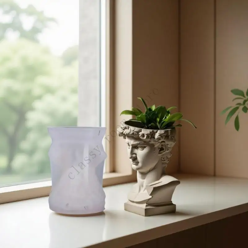 A0NF Detailed Sculpture Flower Pot Silicone Mold For Resin Concrete Cement DIY Home Garden Crafting Decorative Supplies
A0NF Detailed Sculpture Flower Pot Silicone Mold For Resin Concrete Cement DIY Home Garden Crafting Decorative Supplies