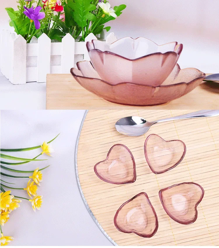 Creative Flower Glass Bowl Pink Transparent Dish Cherry Blossom Bowl Yogurt Fruit Dessert Salad Bowl Tableware Decor OK 0837
Creative Flower Glass Bowl Pink Transparent Dish Cherry Blossom Bowl Yogurt Fruit Dessert Salad Bowl Tableware Decor OK 0837