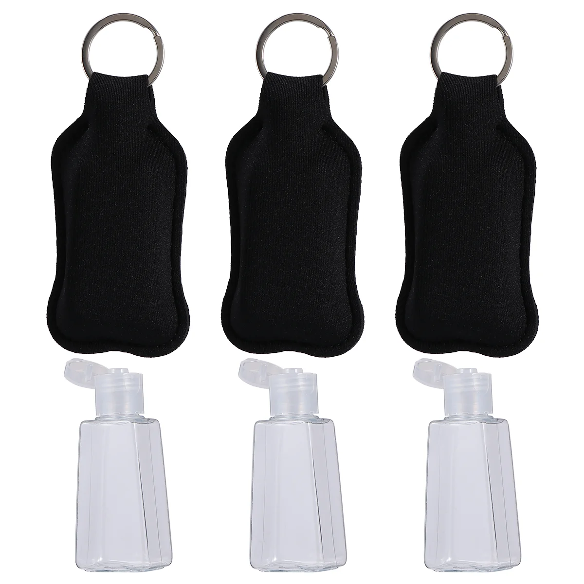 6 Pcs Clear Travel Toiletries Bag with Bottles Hand Cover Refillable Squeezable Containers
6 Pcs Clear Travel Toiletries Bag with Bottles Hand Cover Refillable Squeezable Containers