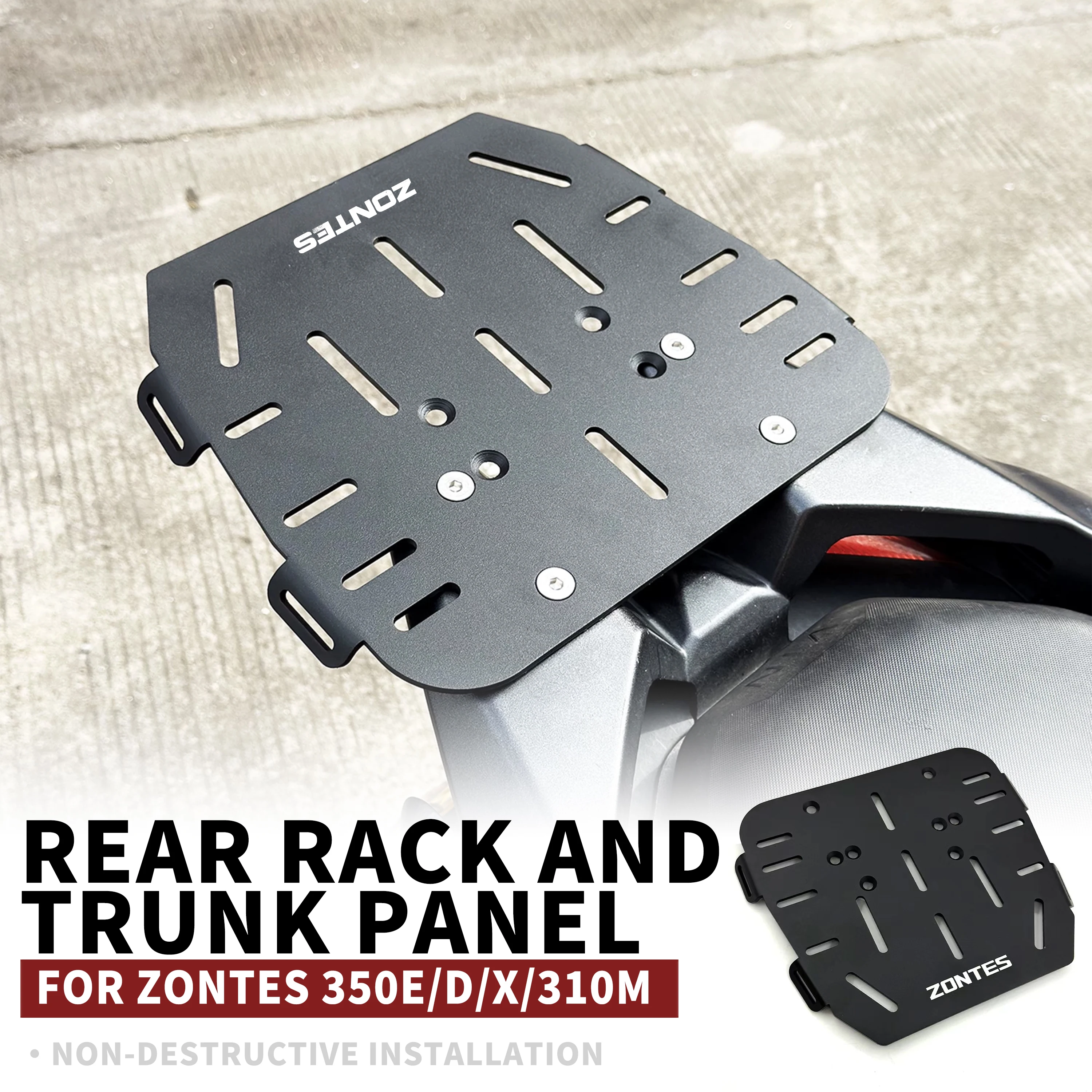 FOR ZONTES 350D 350M 310M 310-X12 ZT350-X Motorcycle Modification Tail box mounting plate tail box floor shelf panel tail panel
FOR ZONTES 350D 350M 310M 310-X12 ZT350-X Motorcycle Modification Tail box mounting plate tail box floor shelf panel tail panel