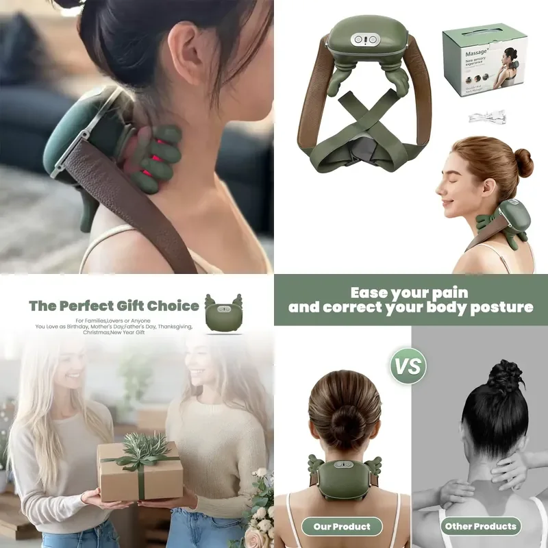 Portable Kneading Massage Pillow Head Pain Relief Electric Shiatsu Massager with Heat
Portable Kneading Massage Pillow Head Pain Relief Electric Shiatsu Massager with Heat
