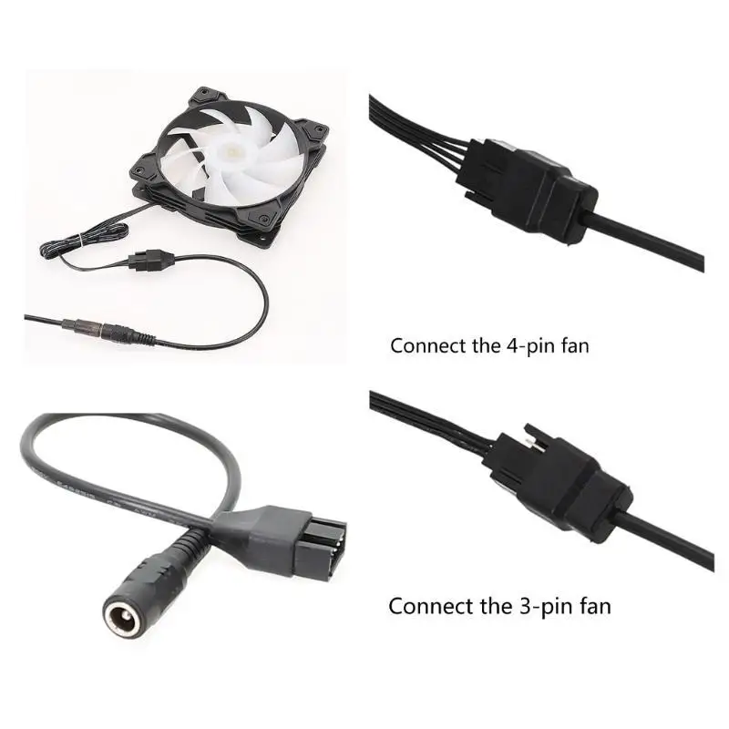 Адаптер питания Y1UB DC5521 к 12 В 4-контактному адаптеру питания вентилятора корпуса компьютера
Адаптер питания Y1UB DC5521 к 12 В 4-контактному адаптеру питания вентилятора корпуса компьютера