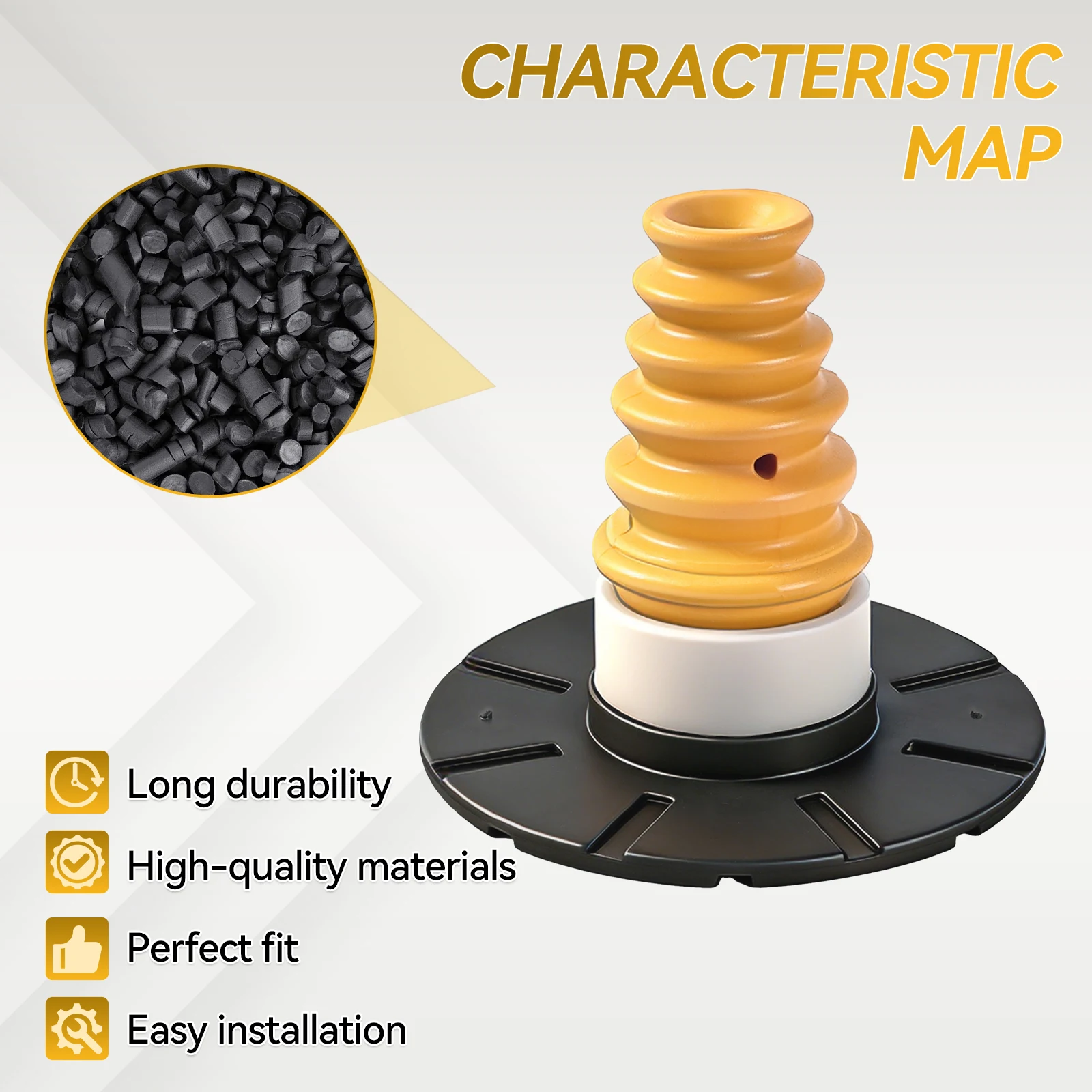 2x Rear Axle Additional Spring Bump Stop Buffer For Mercedes Benz EQV Vito V-Class W447 4473240100 A4473240100
2x Rear Axle Additional Spring Bump Stop Buffer For Mercedes Benz EQV Vito V-Class W447 4473240100 A4473240100