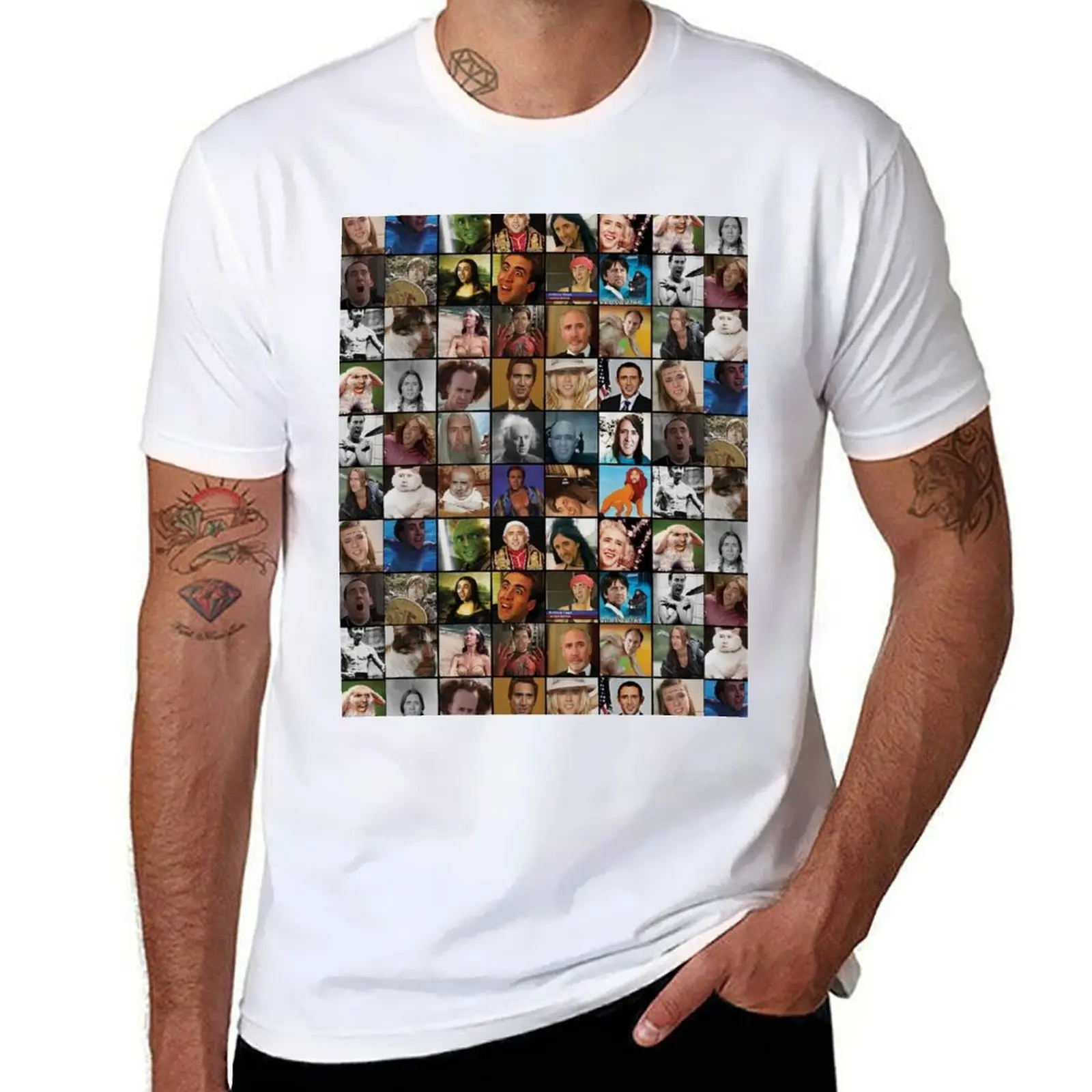 Nicholas Cage Pattern - Nicolas Cage - Nick Cage Nic T-Shirt Simple Casual Short Sleeve Tee
Nicholas Cage Pattern - Nicolas Cage - Nick Cage Nic T-Shirt Simple Casual Short Sleeve Tee
