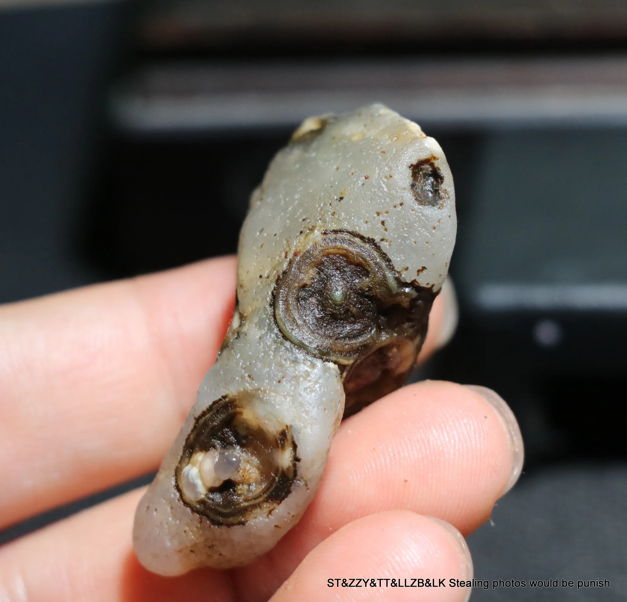 A Big Treasure Energy Chinese Desert Alashan Gobi Agate Natural Eyes Pebble Cool Appearance For Display Amulet UPD0522T72
A Big Treasure Energy Chinese Desert Alashan Gobi Agate Natural Eyes Pebble Cool Appearance For Display Amulet UPD0522T72