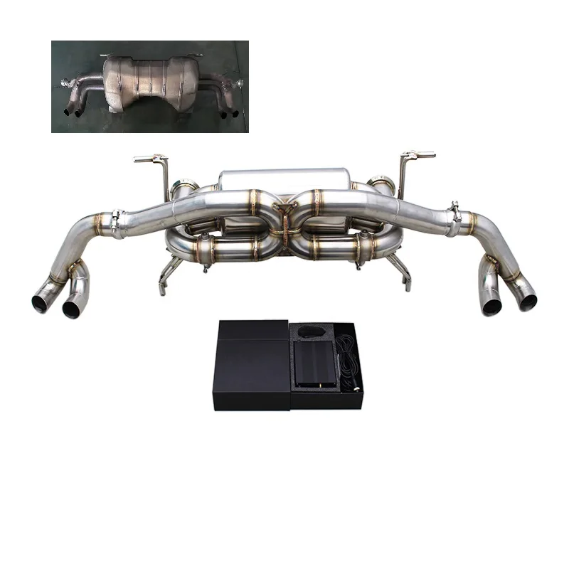 Custom 3 Inch Pipes Catback Muffler For Lamborghini Huracan LP580/LP610 5.2L 2014-2024 SUS304 Valved Sport Exhaust System
Custom 3 Inch Pipes Catback Muffler For Lamborghini Huracan LP580/LP610 5.2L 2014-2024 SUS304 Valved Sport Exhaust System